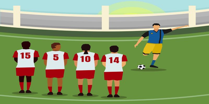 Đá phạt bóng đá là gì? Các loại kèo đá phạt bóng đá hi88 2 Đá phạt bóng đá là hành động phổ biến trên sân bóng